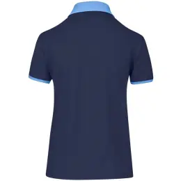 Ladies Caliber Golf Shirt Navy Back